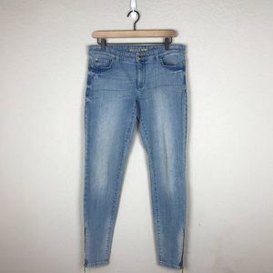 Michael Kors light wash skinny jeans